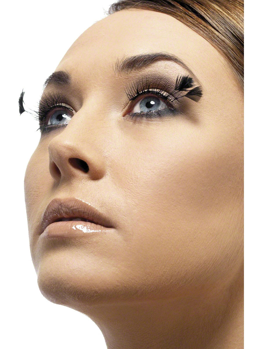 Cils Plume Plume cils, noir