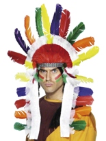 Coiffe de chefs indiens Chapeaux de Clown