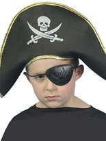 Crne et OS croiss Childrens Pirate capitaine chapeau Chapeaux Enfants