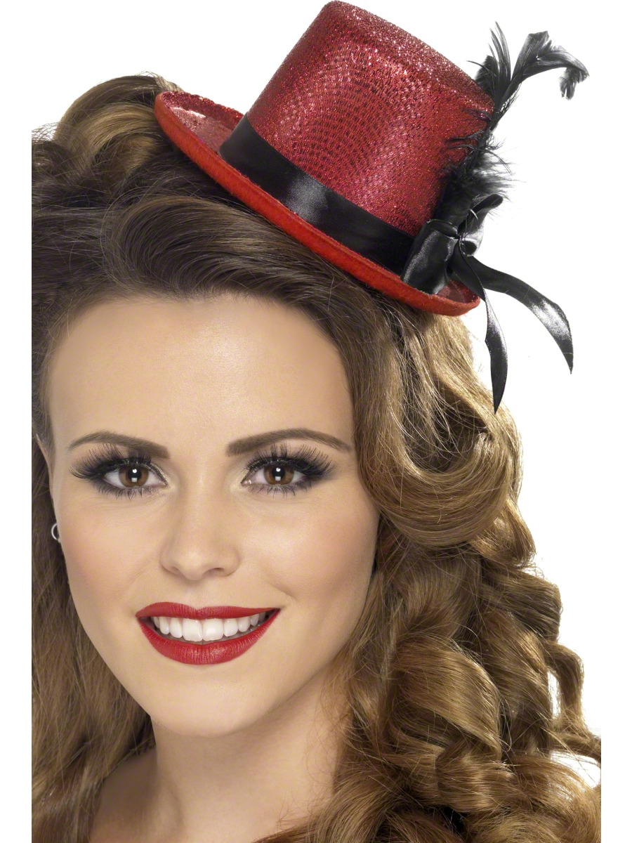 Hauts-de-Forme Mini Tophat rouge