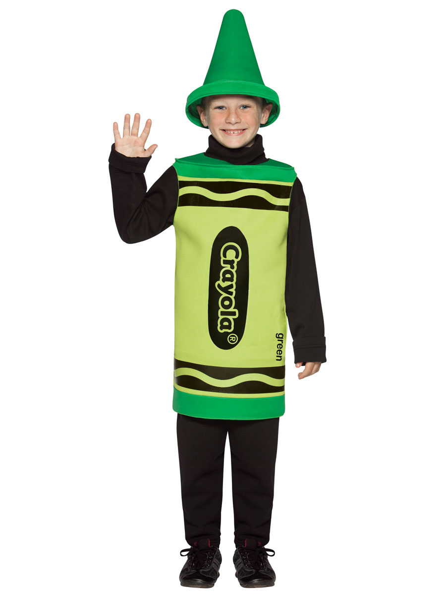 Costume crayon 4-6 Ans de Costume enfant Crayola Crayon vert