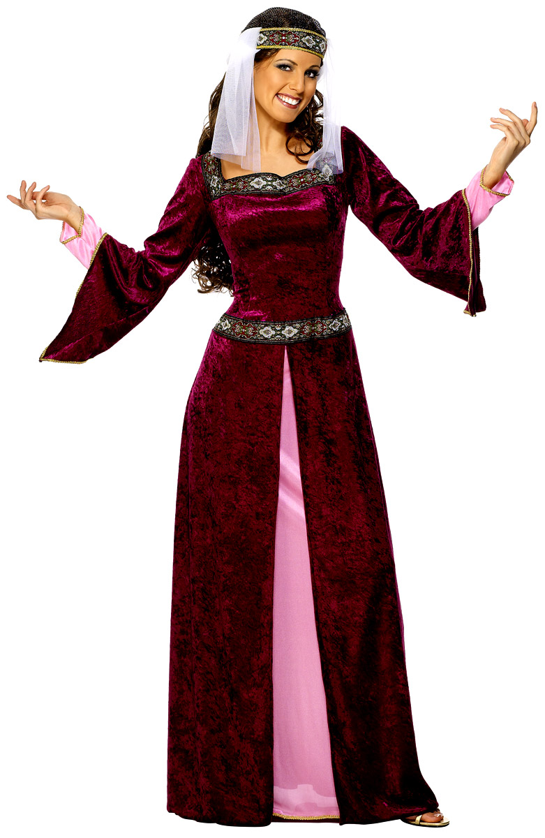 Costume Mdivaux Maid Marion Costume violet