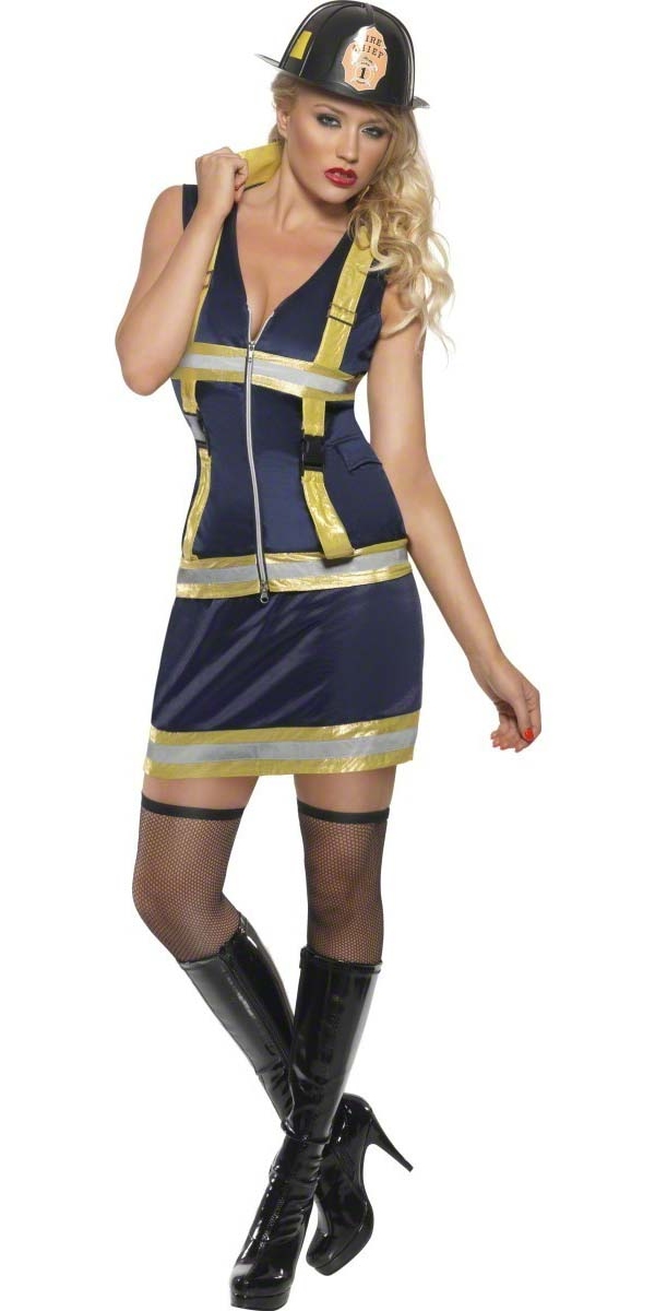 Deguisement pompier Costume Sexy de Firette fièvre