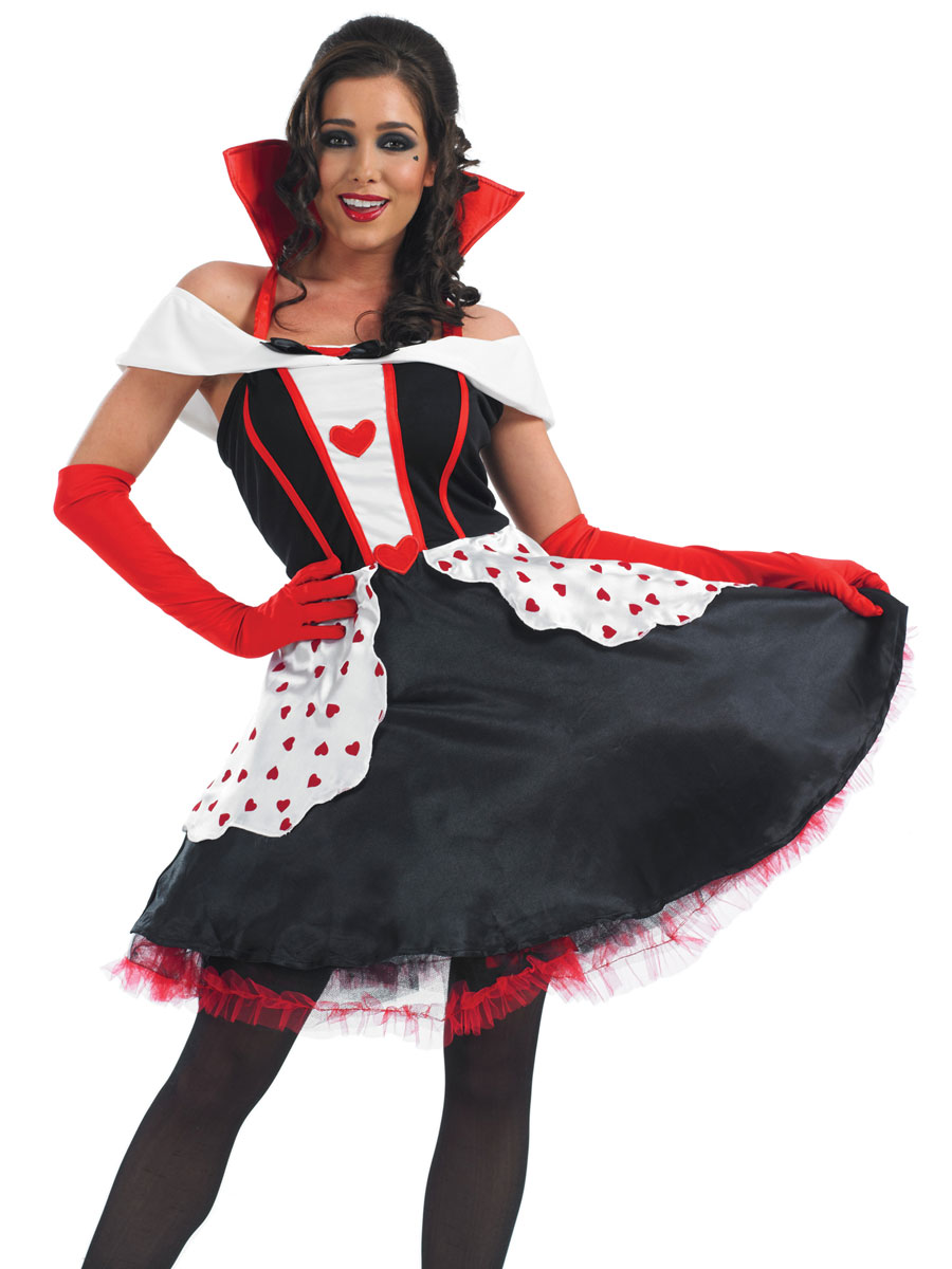 Costume princesse Queen of Hearts longue robe Costume