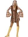 Disco Deguisement Femme Bordes de Hippie 70 ' s robe