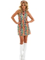 Disco Deguisement Femme Costume Hippie Floral UV