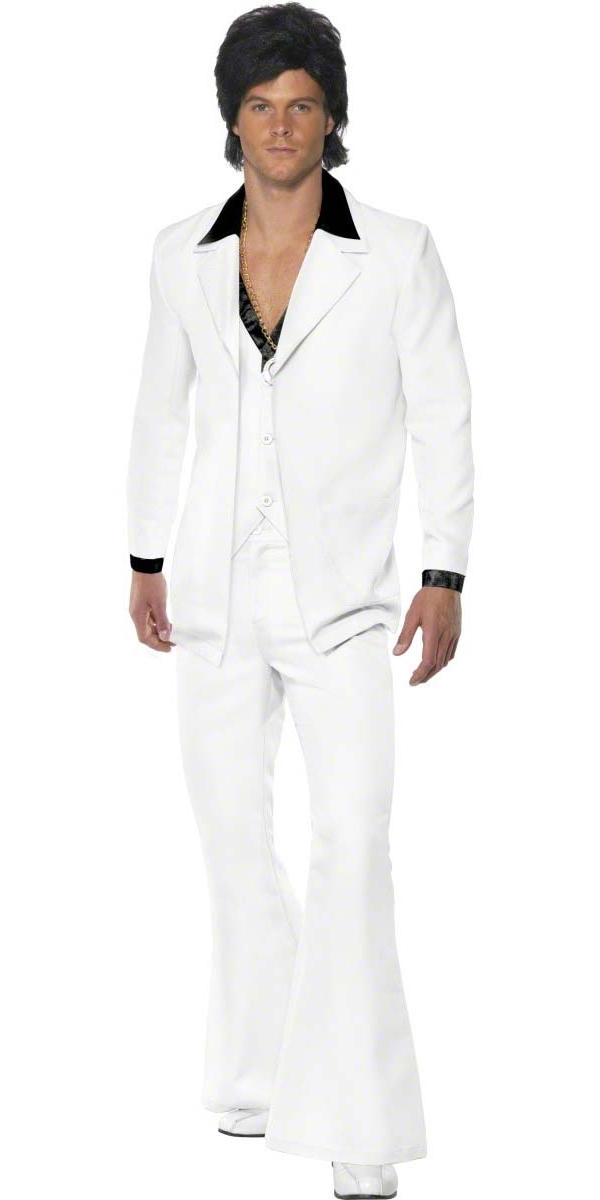 Disco Dguisement Homme 70 ' s Mens blanc costume Costume