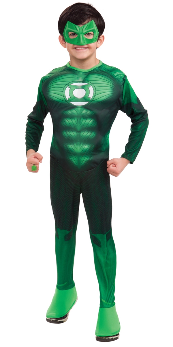 Enfant Super Hros Costume Deluxe Muscle poitrine Hal Jordon pour enfants
