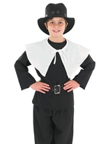 Costume pour enfants garon puritain Costume Ecolier