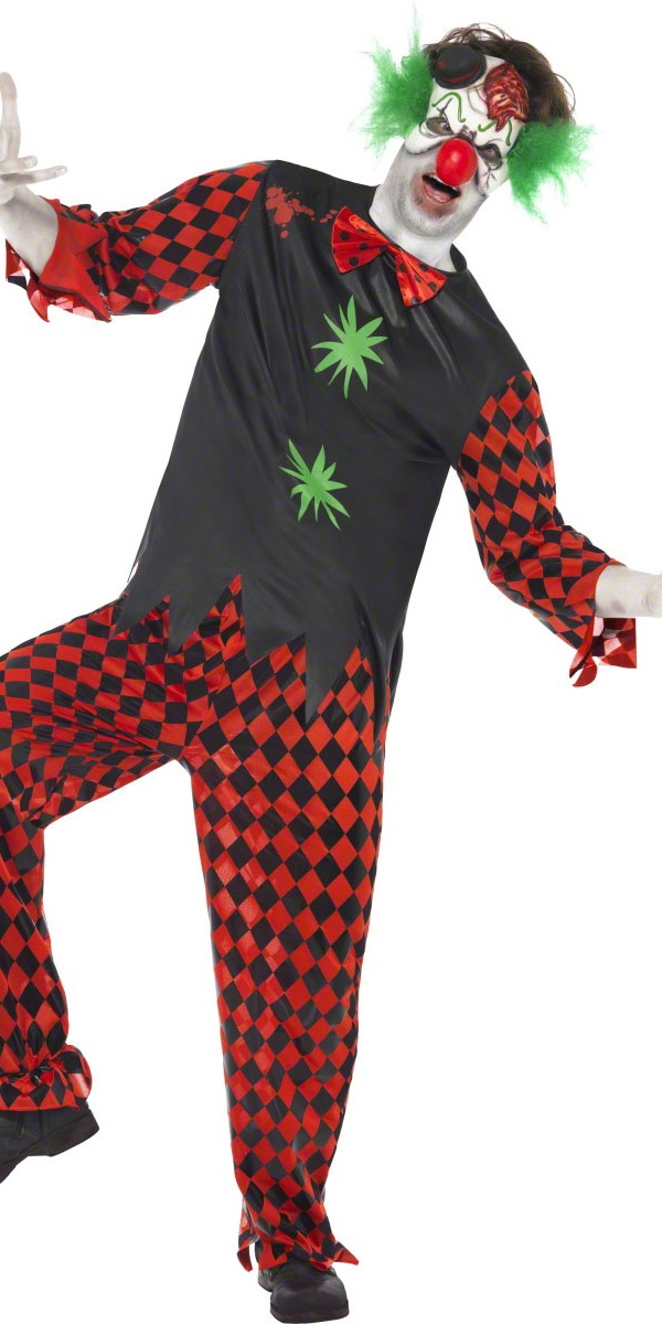 Halloween Costume Homme Couper la gorge Clown Costume