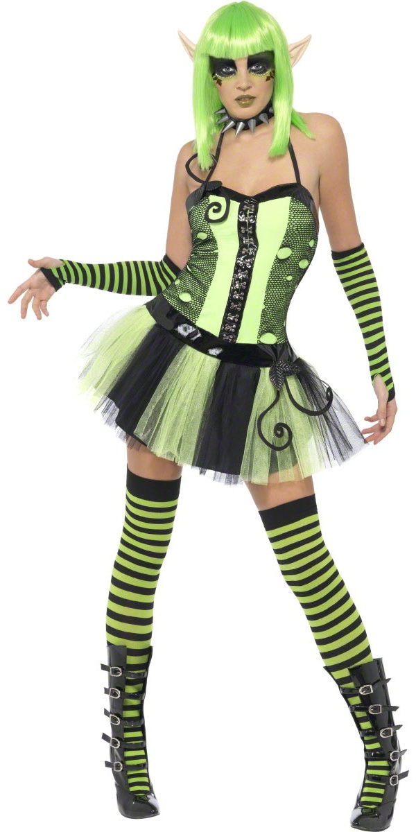 Halloween Costume Femme Costume elfe de lierre sauvage contamin jardin