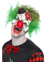 Couper la gorge Clown masque uniquement Masque Halloween