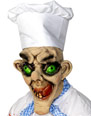 Masque Halloween Chef fou grand masque visage de 3/4