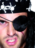 Pirate Eye Patch noir Accessoire de Pirate