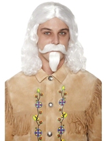 Buffalo Bill perruque Moustache & barbe Perruques Homme